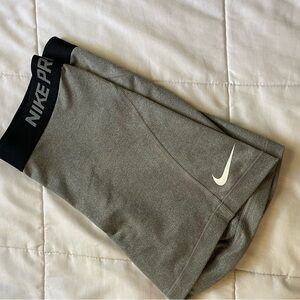 Nike Pro Dri-FIT Black and Gray Shorts